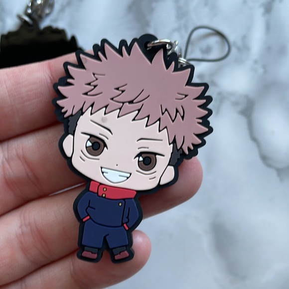 Jujutsu Kaisen  - Rubber strap keychain set - Gojo and Itadori - Picture 3 of 4